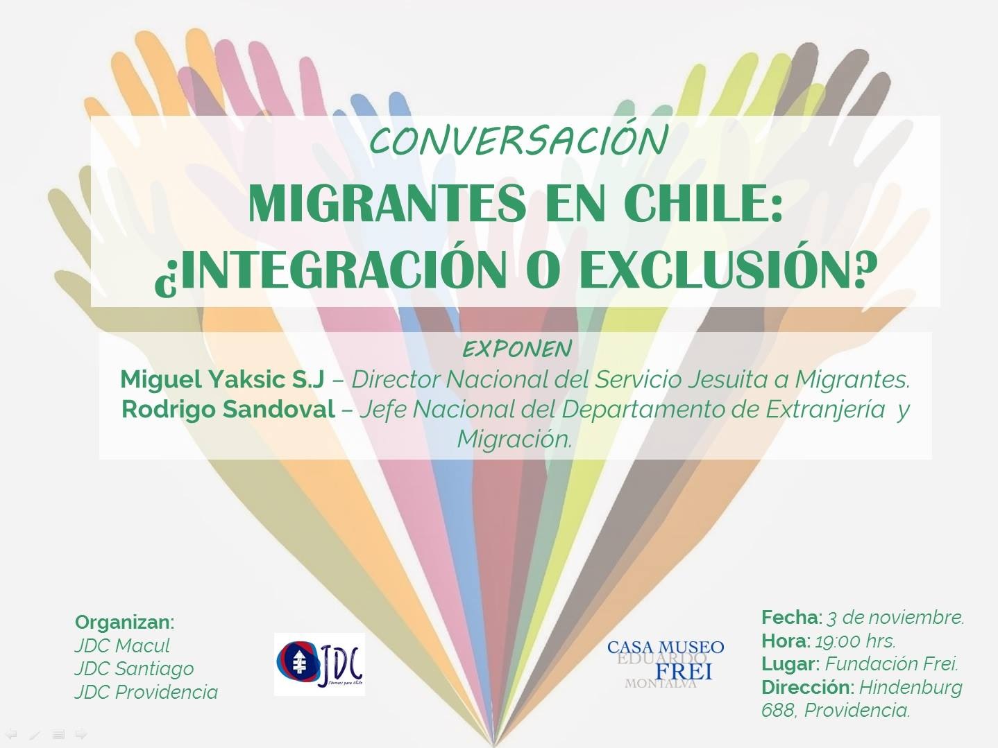 Conversación, Migrantes en Chile: ¿Integración o Exclusión?