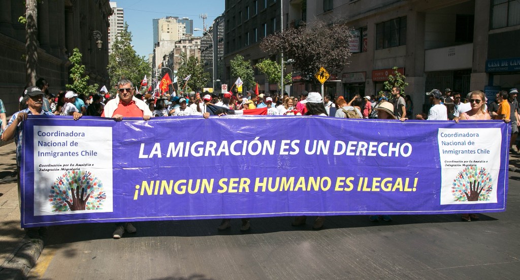 Multitudinaria marcha por la Amnistía Migratoria