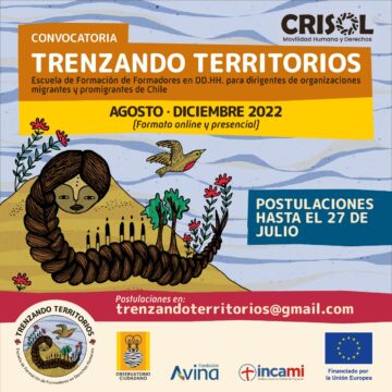 Escuela formativa Trenzando Territorios, busca fortalecer habilidades y saberes de personas migrantes en chile