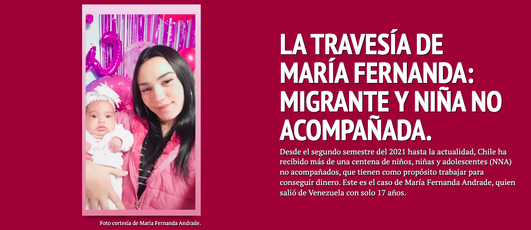 La travesía de María Fernanda: Migrante y niña no acompañada