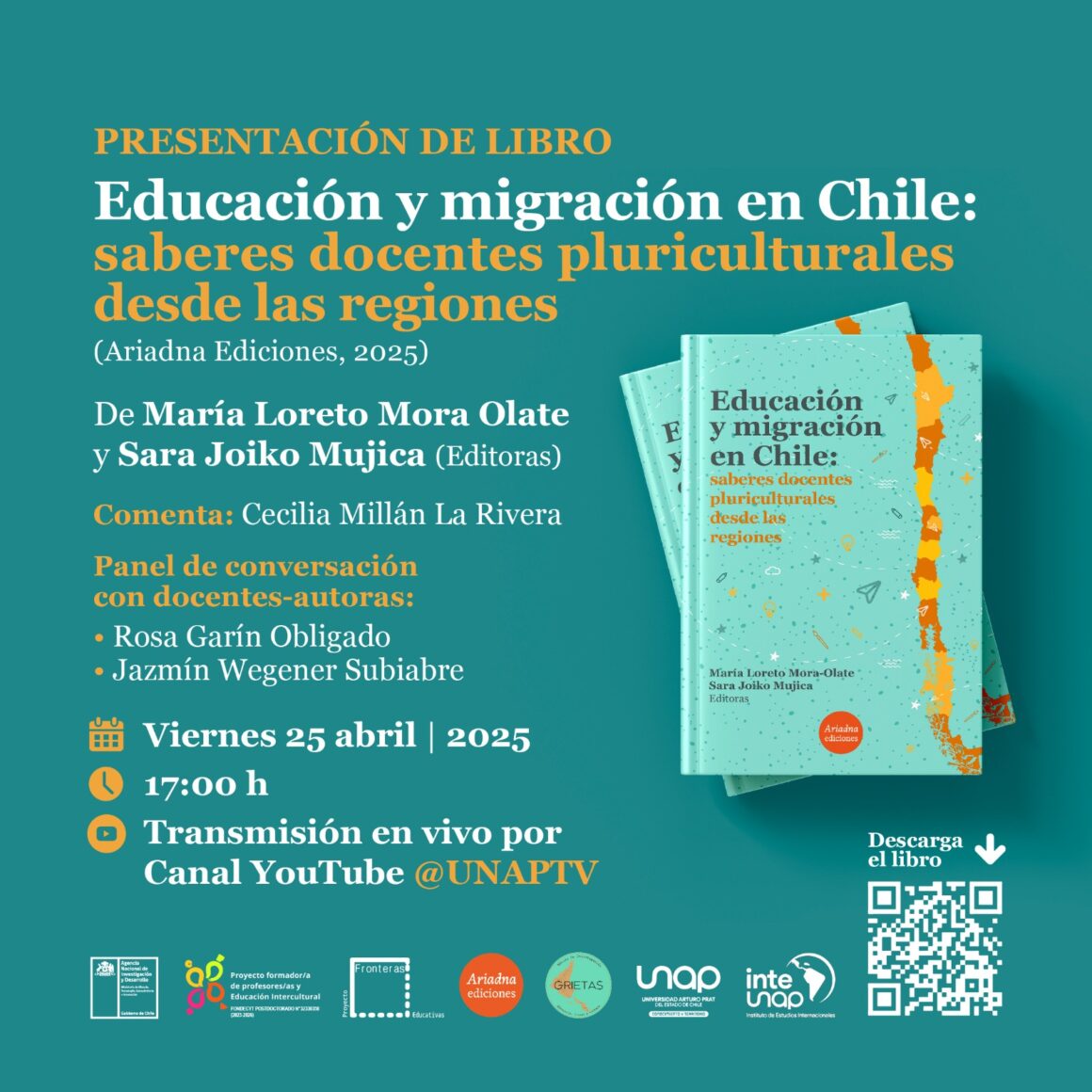 Libro revela saberes docentes pluriculturales en Chile frente al desafío de la migración